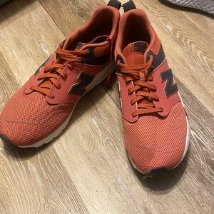 New Balance Men's Red and Black Sneakers